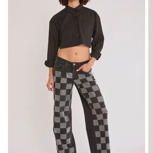 Size 27 sparkle black jeansd